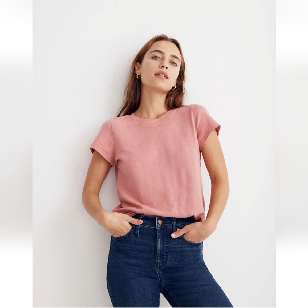 NWT Madewell x BCRF Shrunken Shirttail Tee